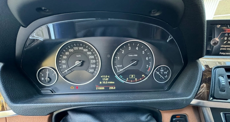 BMW Seria 3 cena 61900 przebieg: 210000, rok produkcji 2013 z Gdańsk małe 154